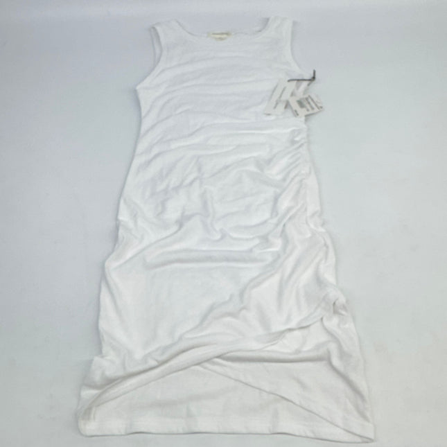 Treasure & Bond White Sleeveless Sheath Dress Tulip Hem Size S New