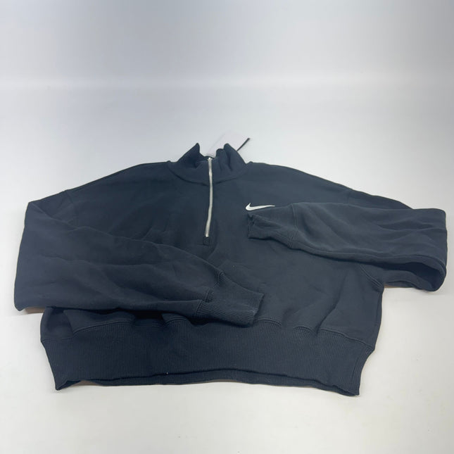 Nike Phoenix Fleece 1/2-Zip Cropped Sweatshirt Women’s Size S New