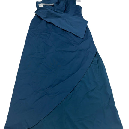 Kay Unger Ink Blue Sleeveless Asymmetrical Gown Women’s Size 12 New