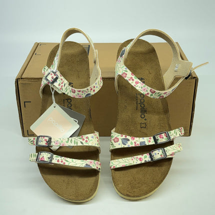 Birkenstock Women’s Lana Sandals Meadow Flowers Beige Size 10 New Without Box