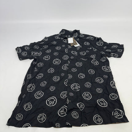 Vans Wilde Woven Black Shirt Size M New