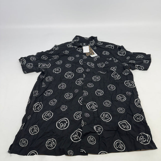 Vans Wilde Woven Black Shirt Size M New