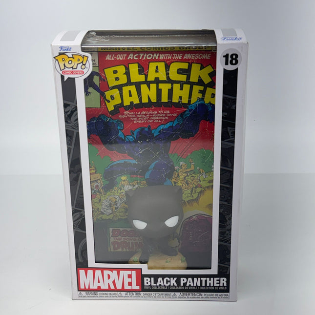 Funko POP! Comic Cover Marvel: Black Panther Vinyl Figure – New