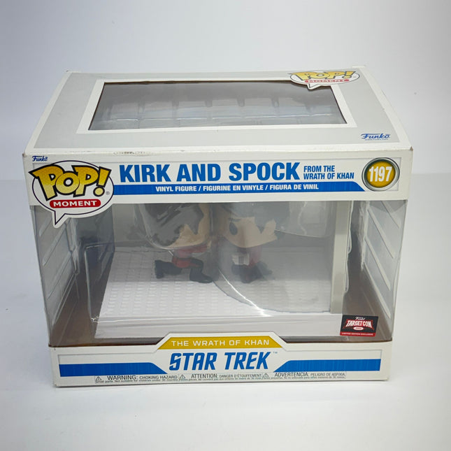 Funko POP! Moment: Star Trek – Kirk & Spock Vinyl Figure Set – New.