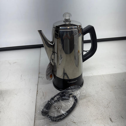 Cuisinart Classic 12 Cup Percolator Stainless Steel Open Box
