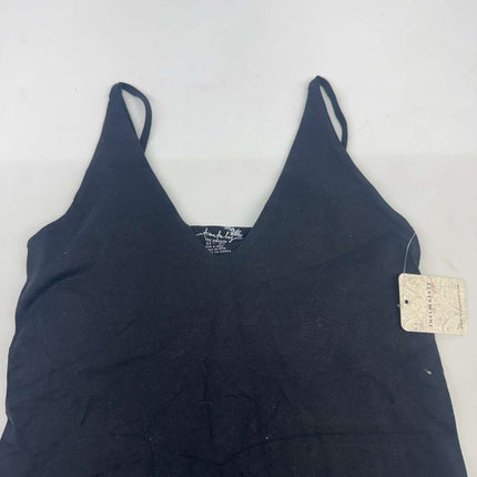 Free People Seamless V-Neck Cami Black Size XS/S New