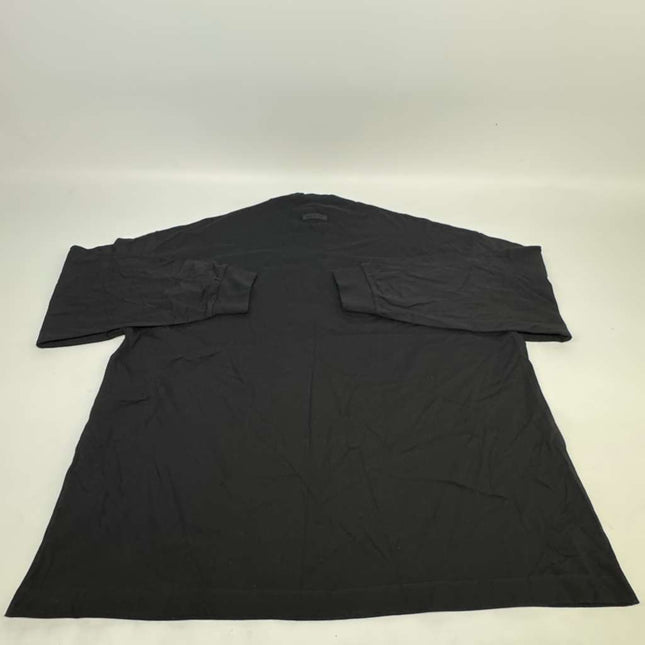 Fear of God Essentials Long Sleeve Tee Jet Black Size L New without Tags