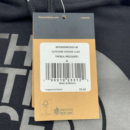 The North Face Half Dome Pullover Hoodie Black Size M New