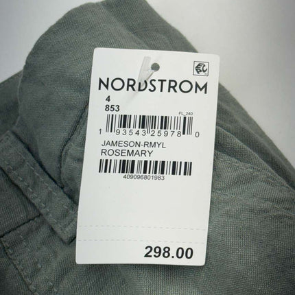 Frank & Eileen Jameson Pants Sage Green Size 4 New