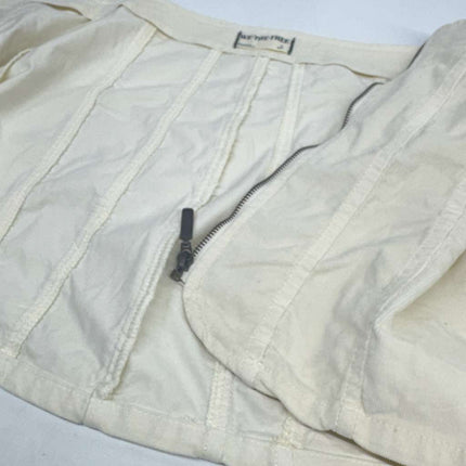 Free People We The Free Cheesecake Mini Skirt Ivory Size 8 New with Light Imperfection
