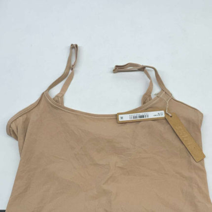 SKIMS Essential Stretch Slip Dress Clay Nude Size M New