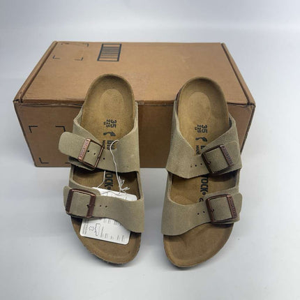 Birkenstock Arizona Suede Leather Sandals Size 35 US (L6) New Without Box