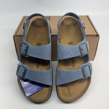 Birkenstock Milano Crosstown Waxy Leather Sandals Size 43 (M10) New Without Box