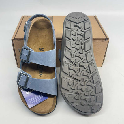Birkenstock Milano Crosstown Waxy Leather Sandals Size 43 (M10) New Without Box