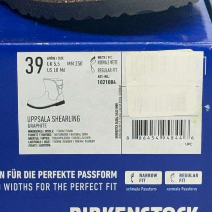 Birkenstock Uppsala Shearling Boots Size 39 (L8/M6) New