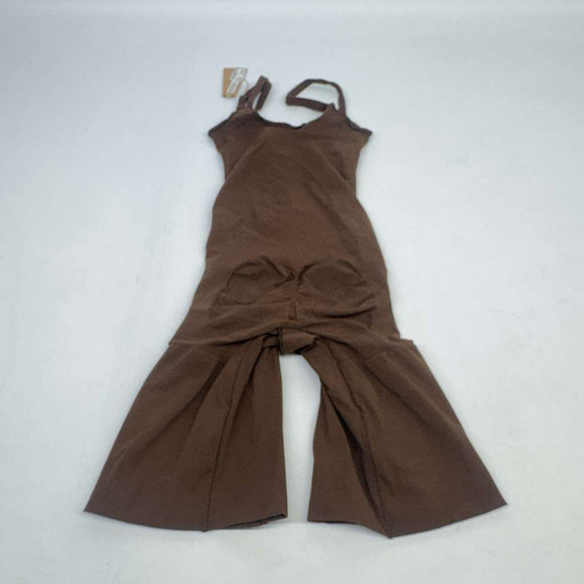 Skims Everyday Sculpt Mid Thigh Bodysuit Cocoa Size S New