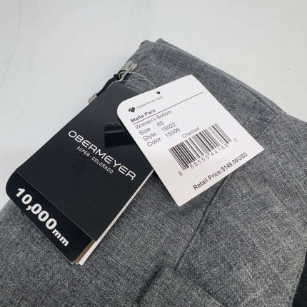 Obermeyer Women’s Malta Pants Charcoal Size 8 Short New