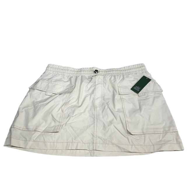 Wild Fable Off-White Cargo Skirt Size XL (New)
