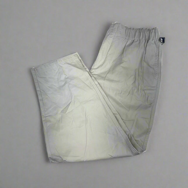 Women's Ankle Tapered Mid-Rise Pants - A New Day™, New - Stone, Size M

