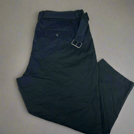 Women's Black Pants with Belt - A New Day™, New - Size 24

