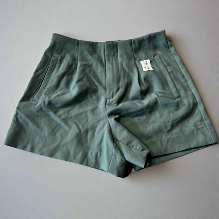 Women's High-Rise Tailored Shorts - A New Day™, Used, Green, Size 6