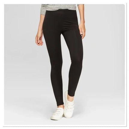 Women's High-Waisted Leggings - A New Day™, New, Black, Size XS, XL

