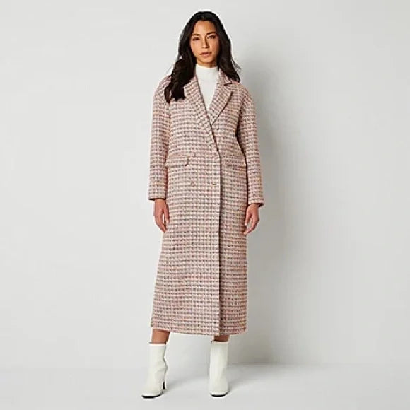 Women's Midweight Trench Coat - Worthington X Jason Bolden, New - Pink

