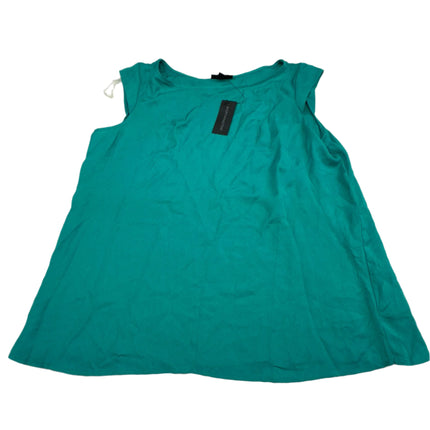 Worthington Sleeveless Blouse Tropical Green Size L New
