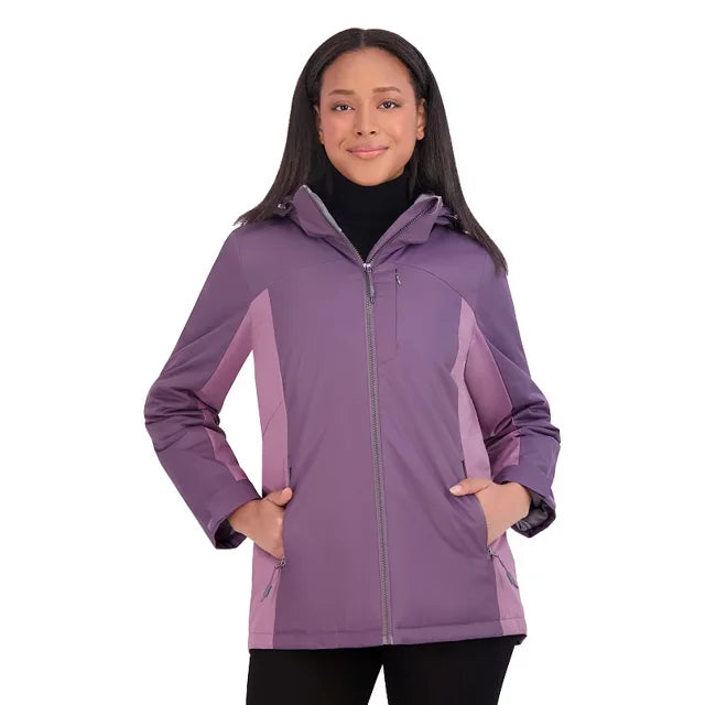 ZeroXposur Women's Scarlett Insulated Jacket, Medium Purple Ash/Faded Plum, New, Size 2XL