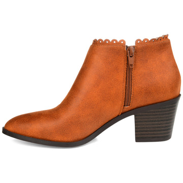 Journee Collection Women's Tessa Bootie, New, Rust, Size 10