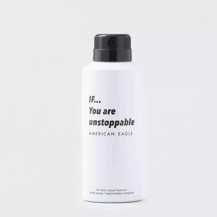 AEO Men’s IF… You are Unstoppable Body Spray, 4.5 FL Oz, refreshing scent for men”