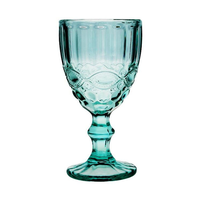 Alice Glass Water Goblet - Tea + Linen