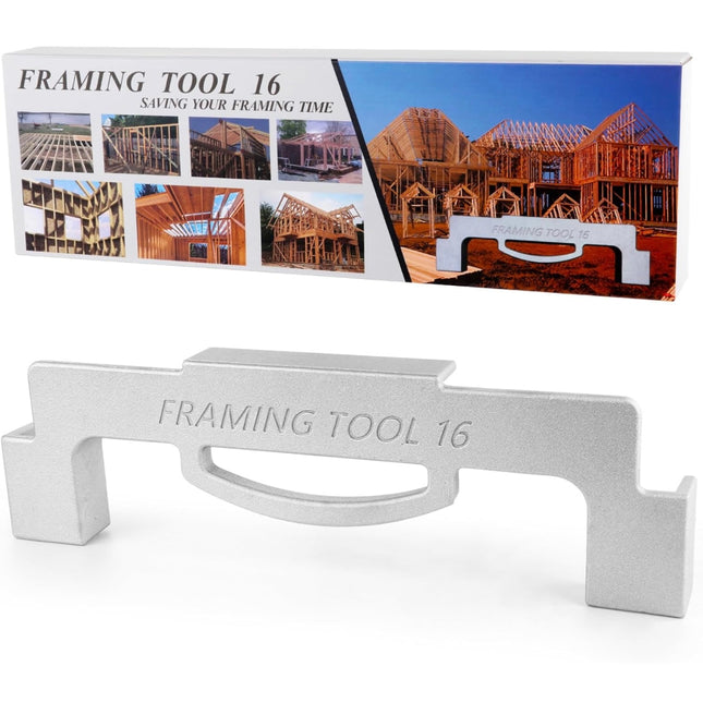 Arbene 16-Inch On-Center Framing Tool, precision wall framing tool, sturdy aluminum construction”