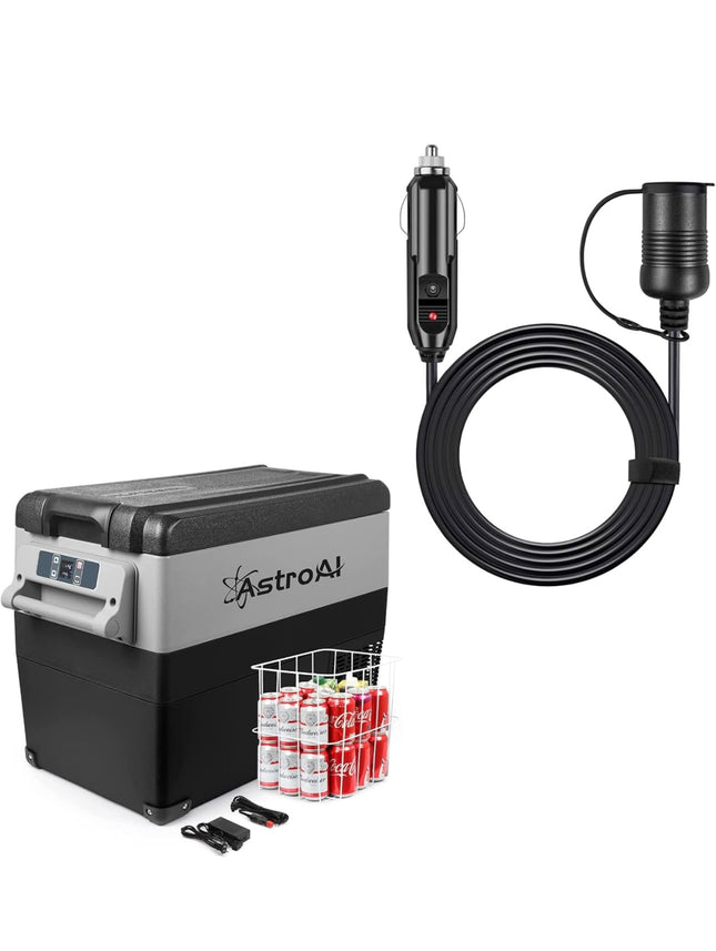 AstroAI Portable Refrigerator Freezer 48 Quart (45 Liter), Minor Dent, Open Box