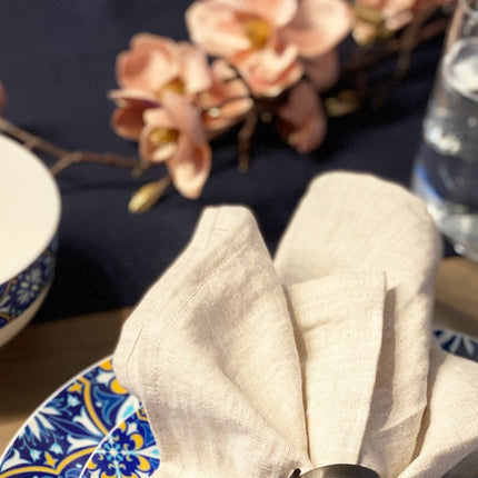 Azul Bone China Dinnerware Set - Tea + Linen