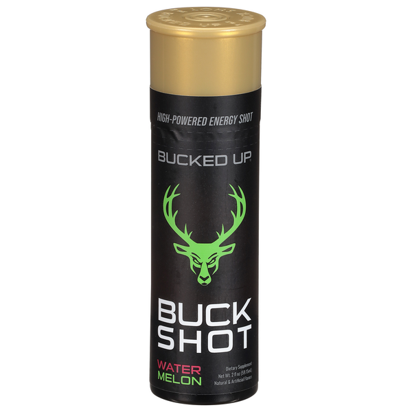 Buck Shot Energy Shot, Watermelon 1.9 Oz Exp. 09/2027
