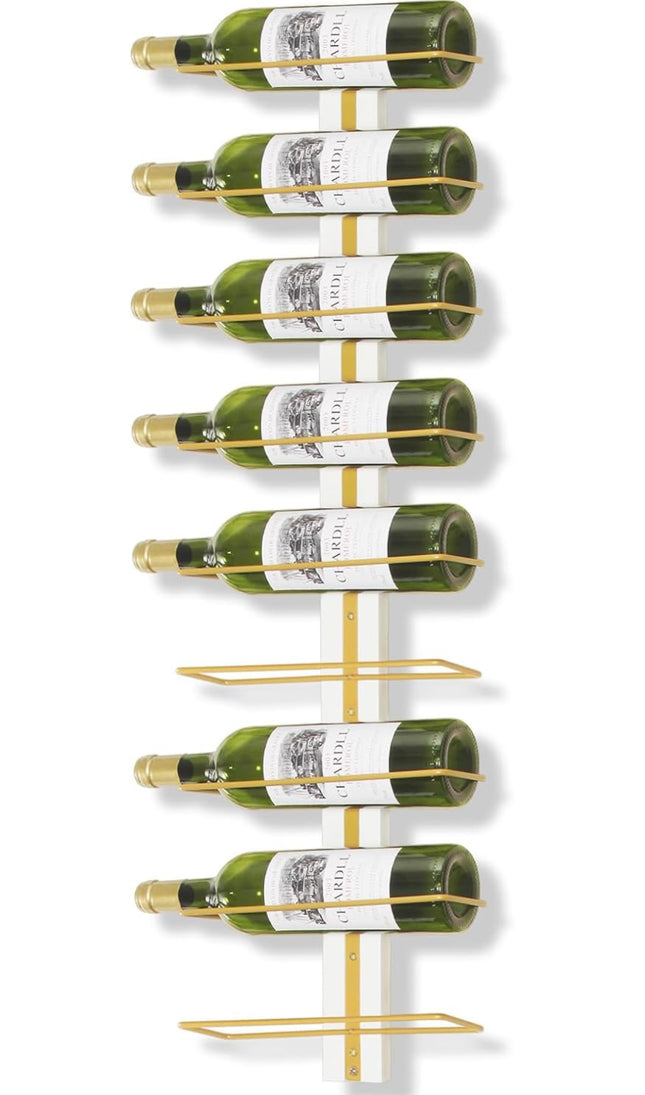 B4Life Wine Rack Wall Mounted for 9 Bottles, Open Box New