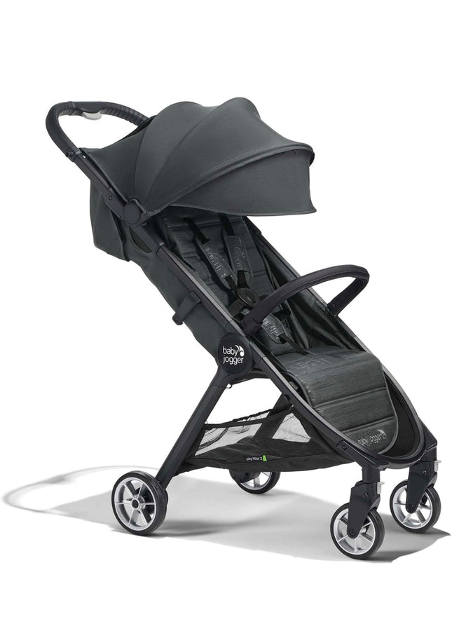 Baby Jogger City Tour 2 Ultra-Compact Travel Stroller, lightweight, foldable, belly bar included”