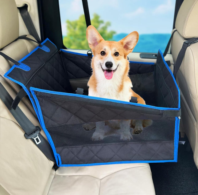 Back Seat Extender for Dogs, 600D Heavy Duty Waterproof Dog Car Seat Cover, Open Box