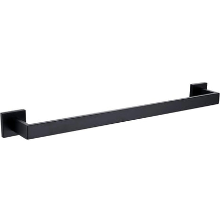  23.6 Inch Black Single Towel Bar Rack by Tastos, matte black finish, stainless steel, open box new”