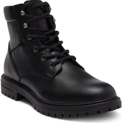 Abound Men's Brandon Lug Sole Combat Boot, New No Box, Black, Size 11.5