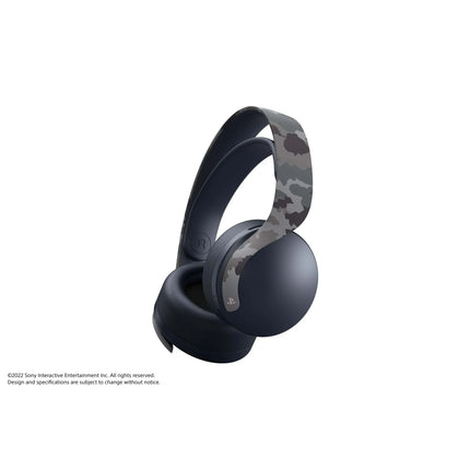 Sony PULSE 3D Wireless Gaming Headset - Used, HEADPHONE ONLY Without Accessory, Gray Camouflage (PS5, PS4, PC)