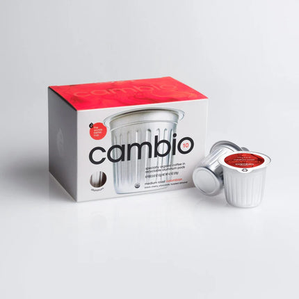 Cambio Roasters Organic Coffee Pods - Colombian Medium Roast, 10 Count - Exp. 11/2027