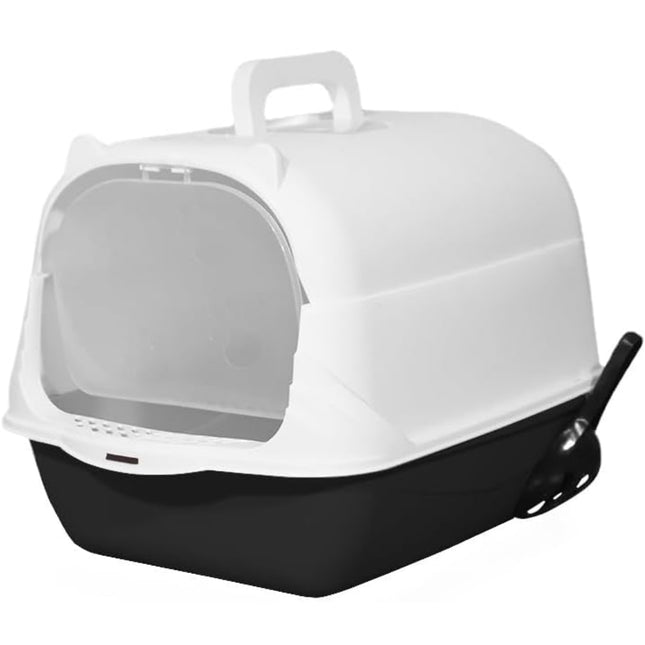 Cat Litter Box Enclosure, Anti Splashcat with Handle, Open Box New