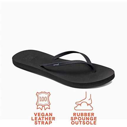 Reef Bliss Nights Black Sandals Women’s Size 7 – New