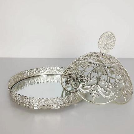 Cleo Mirror Base Serving Dish - Small