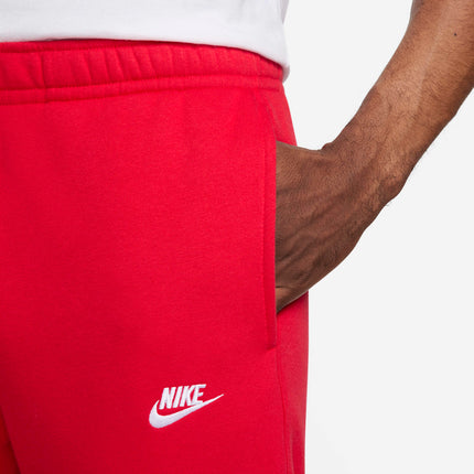Nike Sportswear Club Fleece Joggers, Red, New, Sizes S–XXL