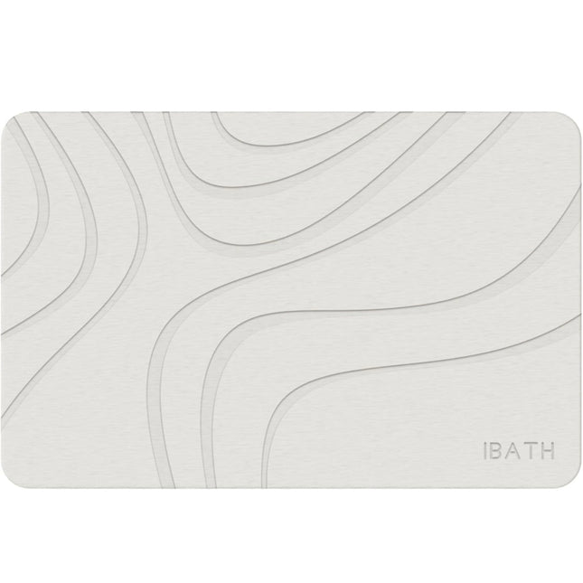 Diatomaceous Earth Bath Mat, quick-drying, non-slip, moisture-proof, eliminates odor”