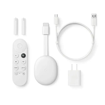 Chromecast with Google TV (HD) - Snow (New)