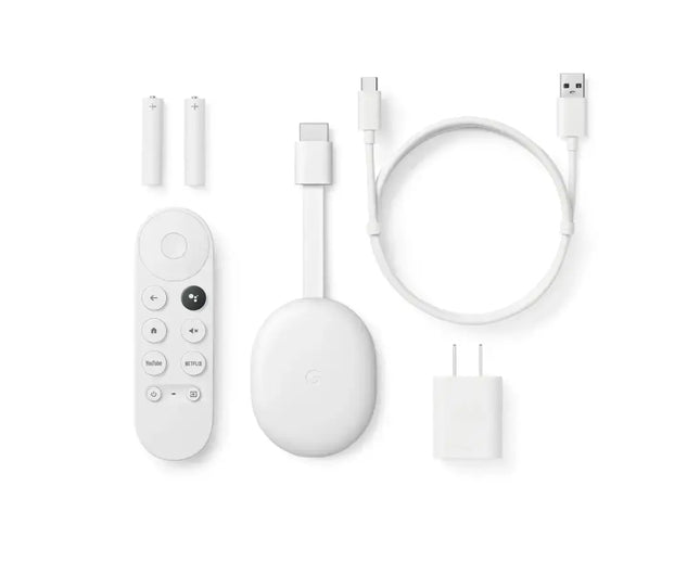 Chromecast with Google TV (HD) - Snow (New)